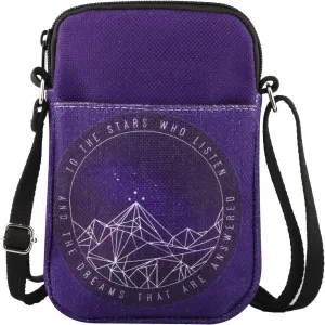 ENSIANTH Book Lover Messenger Bag To the Stars Who listen Court of Dreams Crossbody Purses Bag Fiction Bookish Gift