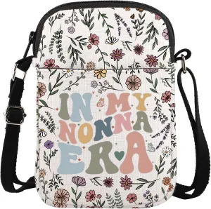 ENSIANTH Grandma Gift Nonna Crossbody Pursue Bag Mother’s Day Gift New Nonna Gift Grandmother Club Gift Grandma To be Gift