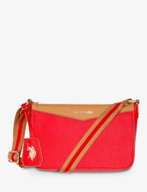 ENVELOPE STITCH CROSSBODY BAG