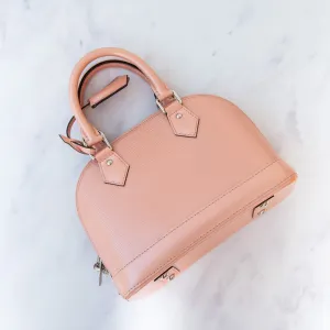 Epi Vuitton BB Leather Louis Monogram Alma Best-reviewed Bag Pink Highly functional