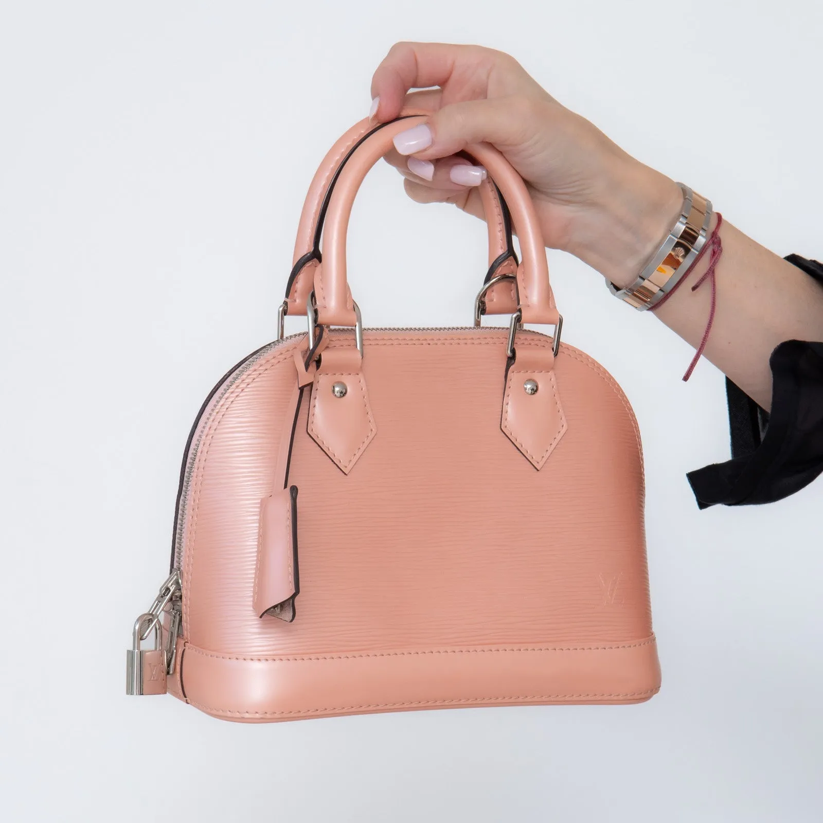 Epi Vuitton BB Leather Louis Monogram Alma Best-reviewed Bag Pink Highly functional