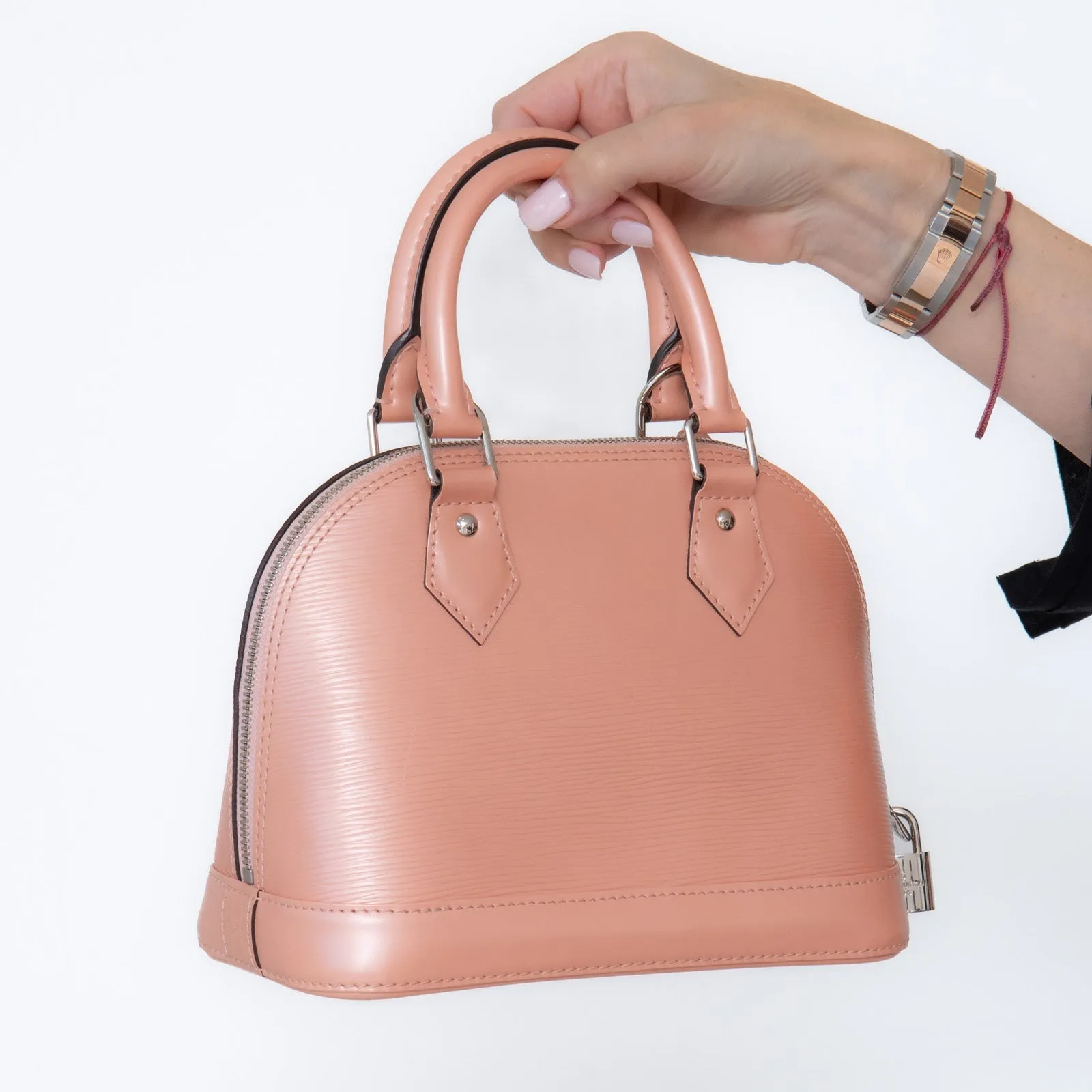 Epi Vuitton BB Leather Louis Monogram Alma Best-reviewed Bag Pink Highly functional