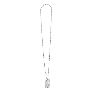 Facet Micro Mini Bag - Silver