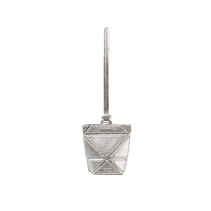 Facet Micro Mini Bag - Silver