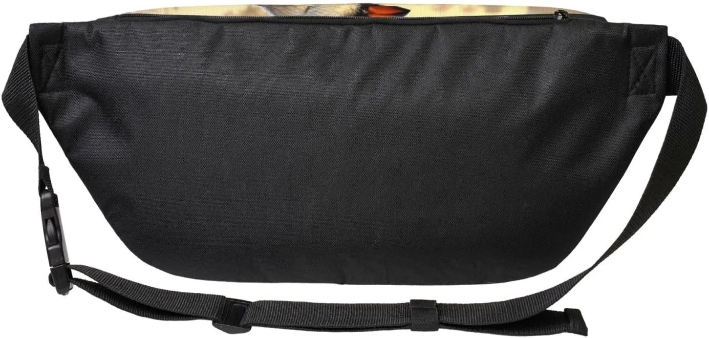 Fanny Pack for Women Men Waist Bag Waterproof Sparrow Birds Sing Belt Bag with Adjustable Strap