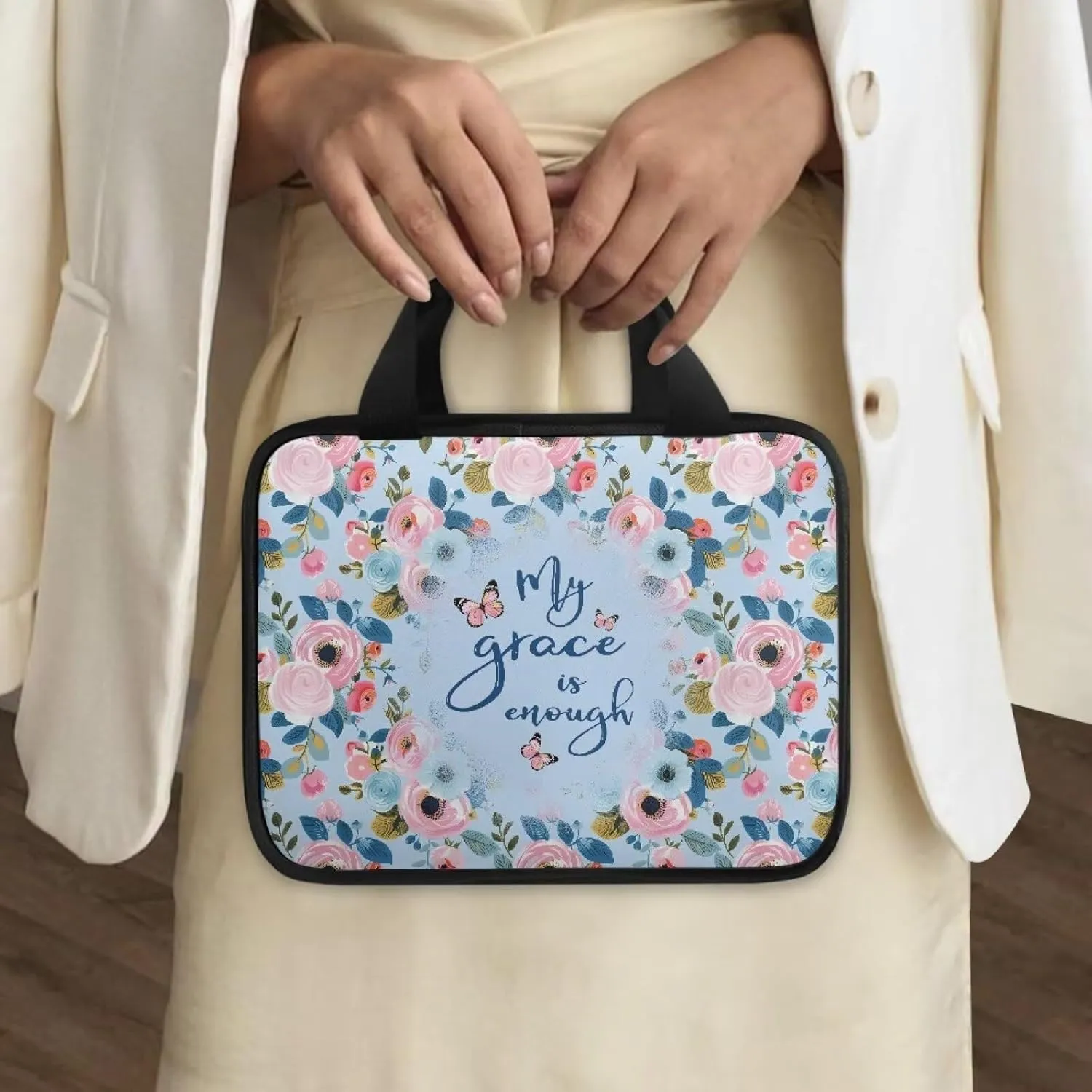 Fashion Bible Tote Bag Bible Bag for Women,Personalized Bible Cover Case for Women Men