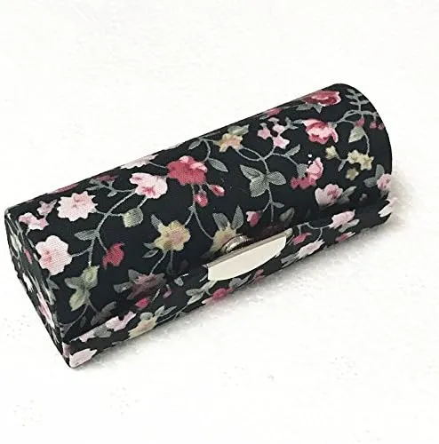 Fashion Flower Empty Lipstick Tubes Cases Mirrors Jewelry Lipstick Boxes Women Lip Gloss Containers Lip Blam Packaging 12pcs/lot (style 1 mixed color (12pcs))
