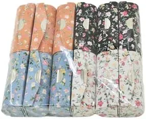 Fashion Flower Empty Lipstick Tubes Cases Mirrors Jewelry Lipstick Boxes Women Lip Gloss Containers Lip Blam Packaging 12pcs/lot (style 1 mixed color (12pcs))