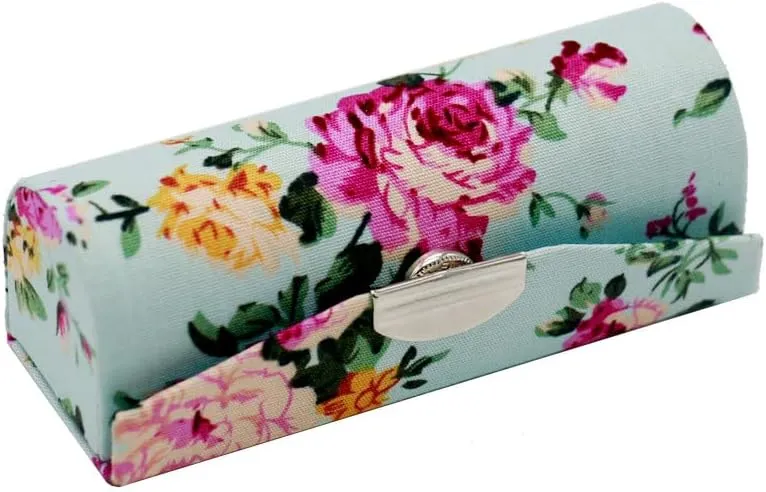 Fashion Flower Empty Lipstick Tubes Cases Mirrors Jewelry Lipstick Boxes Women Lip Gloss Containers Lip Blam Packaging 12pcs/lot (style 2 mixed color (12pcs))