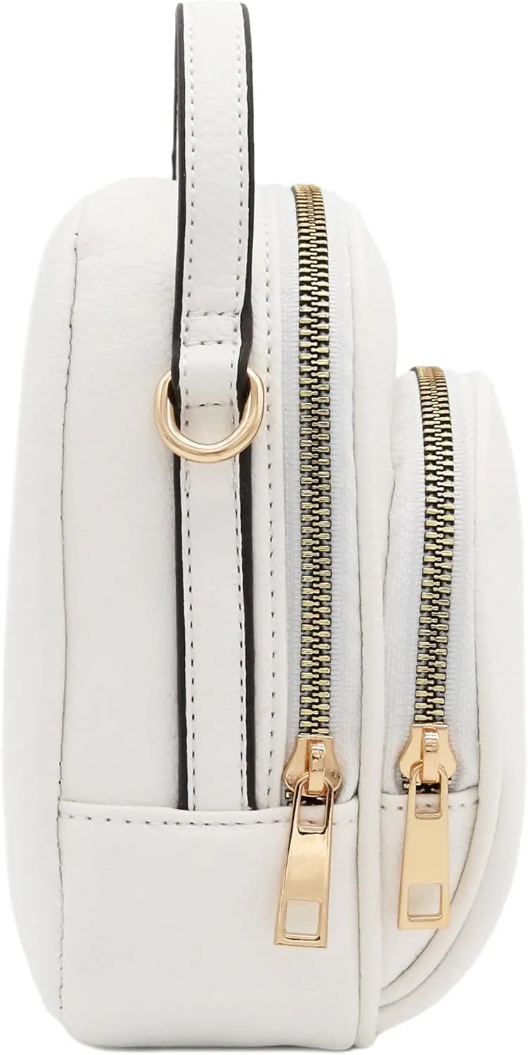 FashionPuzzle Two Compartment Mini Crossbody Bag