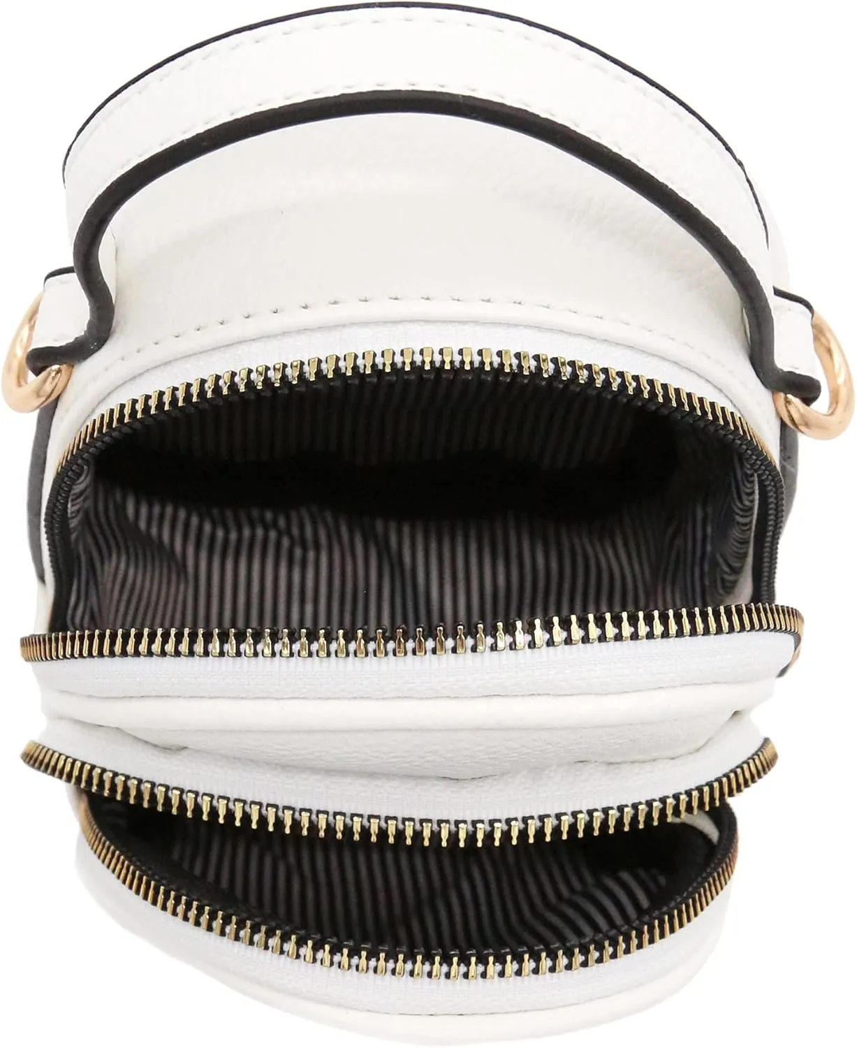 FashionPuzzle Two Compartment Mini Crossbody Bag