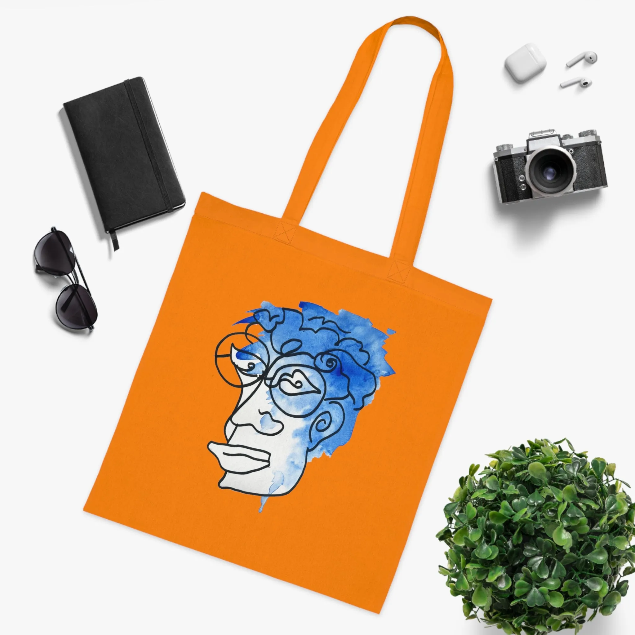Feel Free - Versatile 100% Cotton Tote: Vibrant Colors, Light & Practical