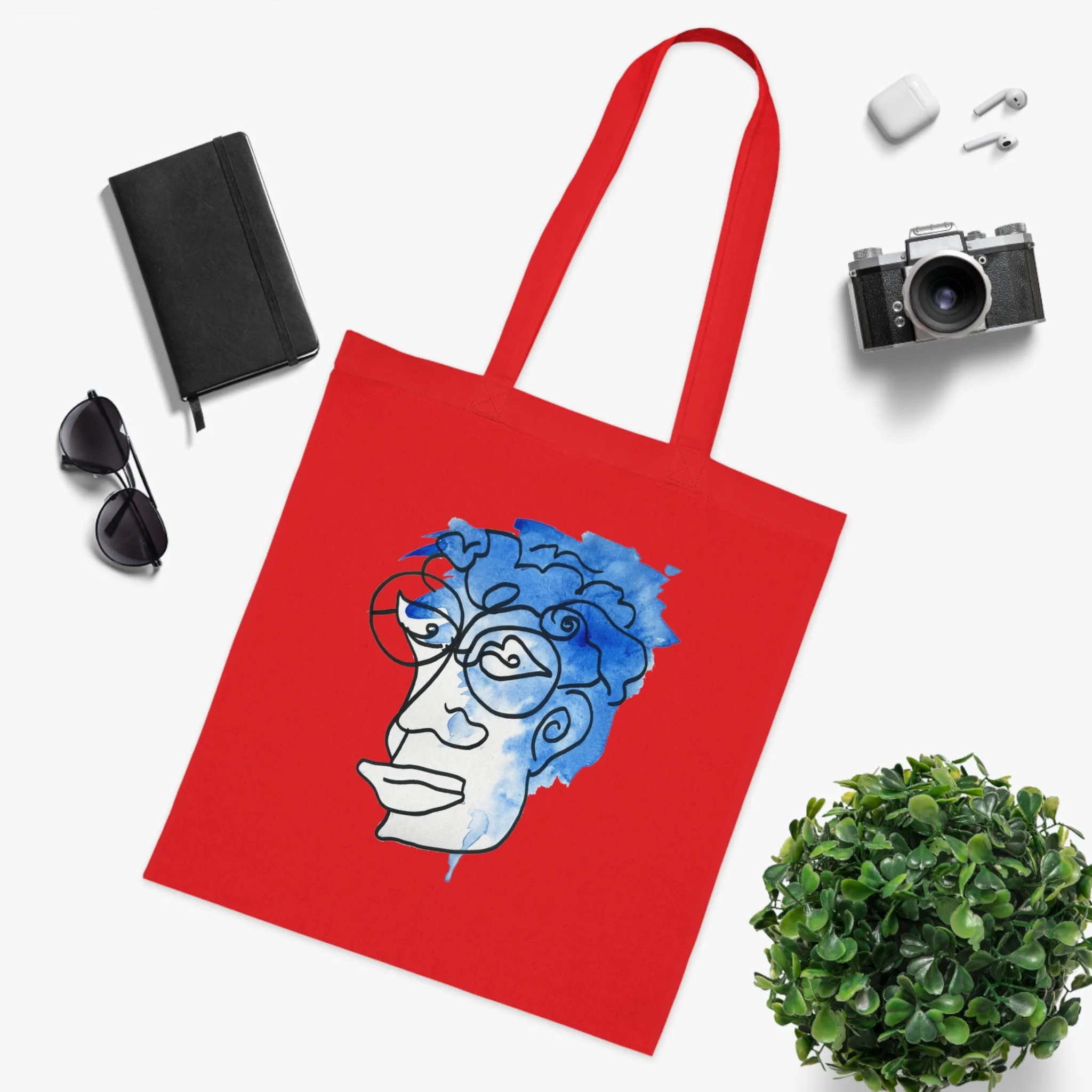 Feel Free - Versatile 100% Cotton Tote: Vibrant Colors, Light & Practical