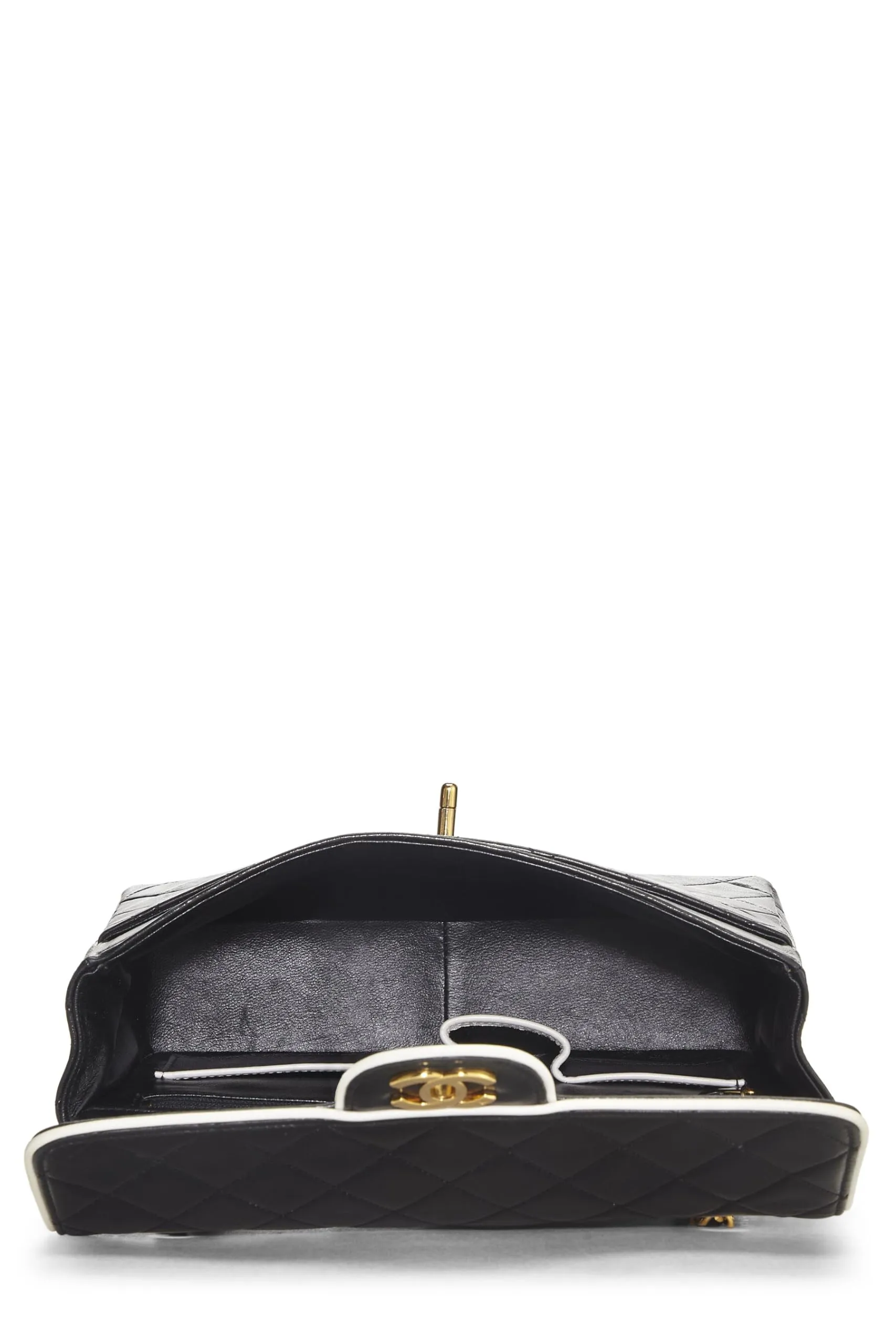 Festive offer Flawless Quilted Chanel, Lambskin Black Small, Flap Half  Black