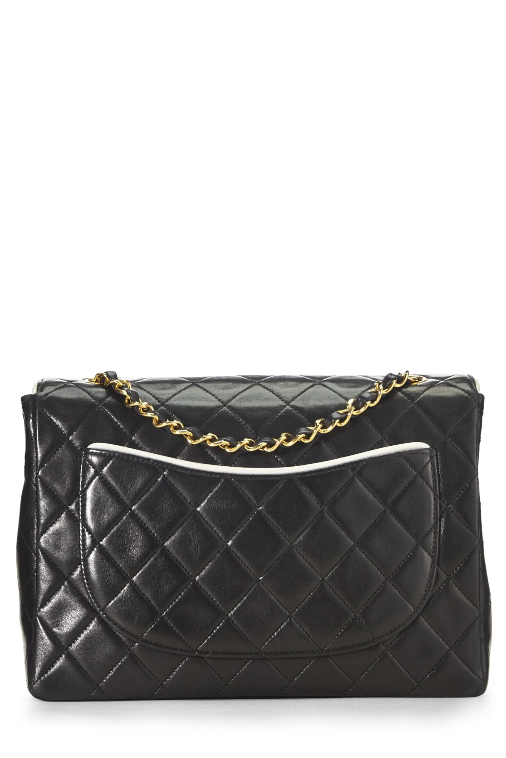 Festive offer Flawless Quilted Chanel, Lambskin Black Small, Flap Half  Black