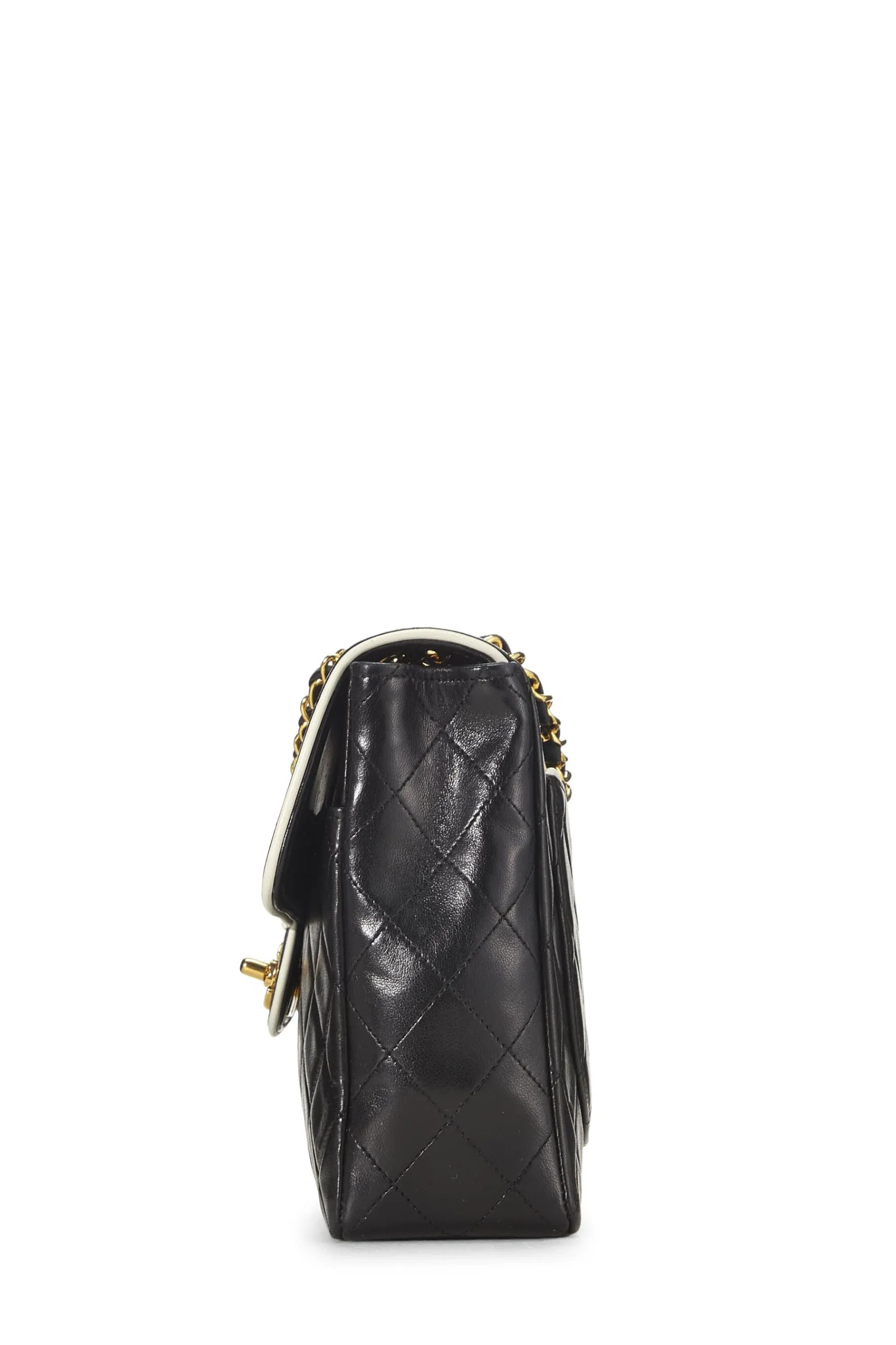 Festive offer Flawless Quilted Chanel, Lambskin Black Small, Flap Half  Black