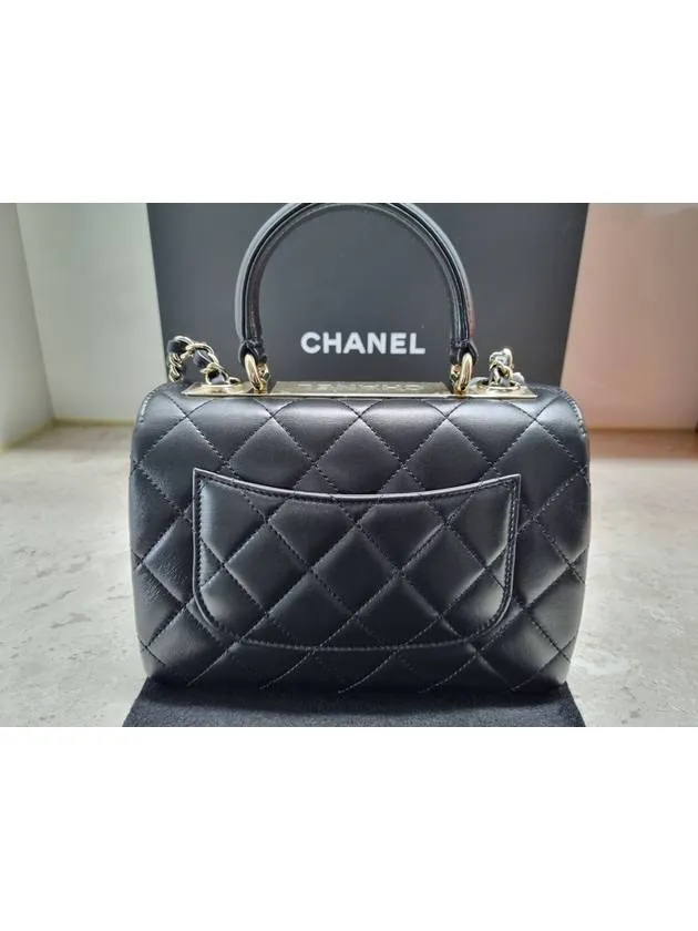 Flap Best-value Chic Bag Logo Chanel Gold Black Cross CC