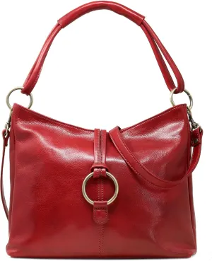 Floto Tavoli Leather Shoulder Bag Women's Handbag with Crossbody Strap