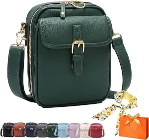 Forcipower Crossbody Leather Bag, Collaboraten1 Crossbody Leather Bag, Anti-Theft Vintage Shoulder Bag Purse