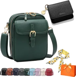 Forcipower Crossbody Leather Bag, Collaboraten1 Crossbody Leather Bag, Anti-Theft Vintage Shoulder Bag Purse