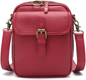 Forcipower Crossbody Leather Bag,Anti-theft Forcipower07 Purse with RFID,Large Capacity Cross Body Bags for Women