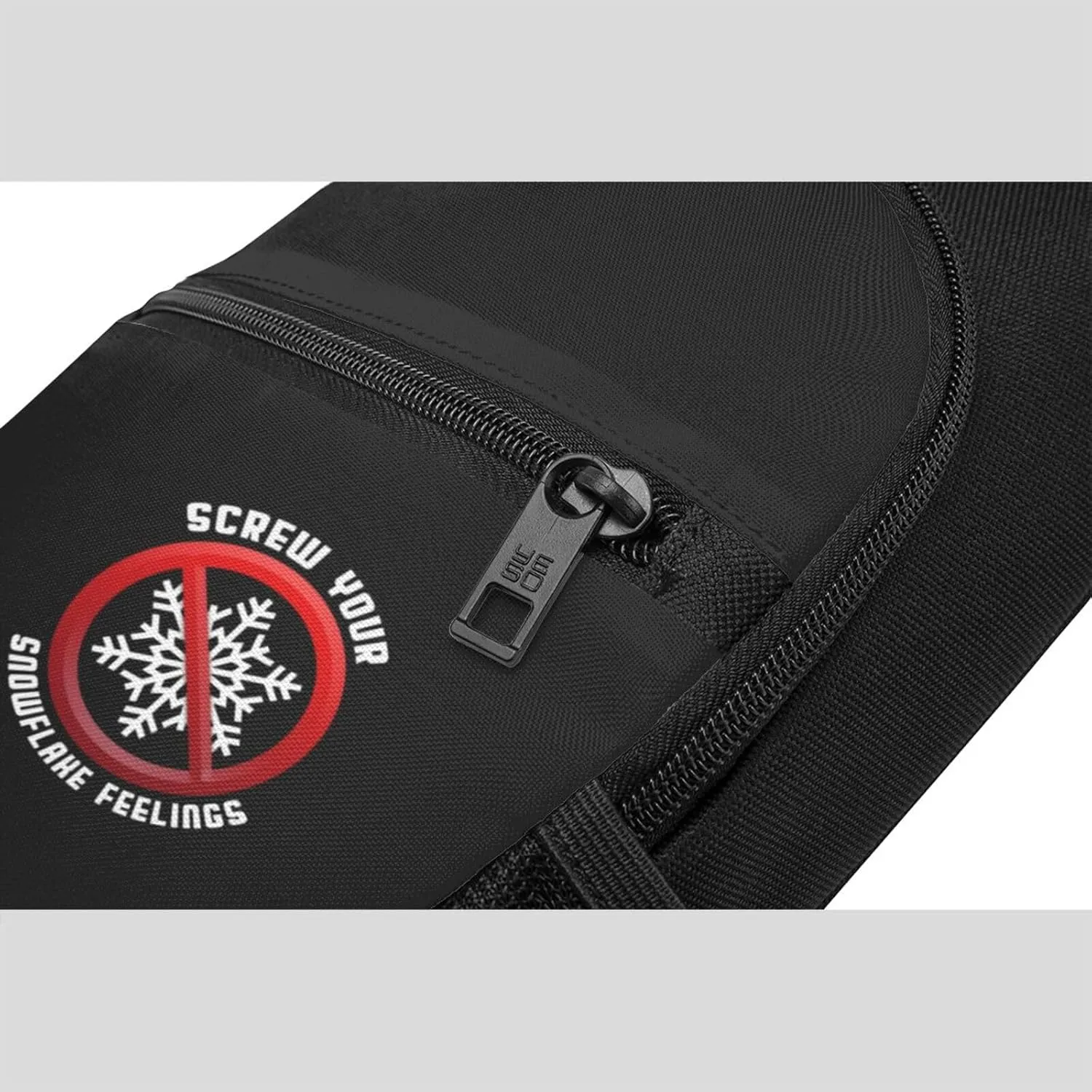 Fuck Your Feelings No Snowflakes Unisex Chest Bag Lightweight Crossbody Shoulder Bag Travel Pocket