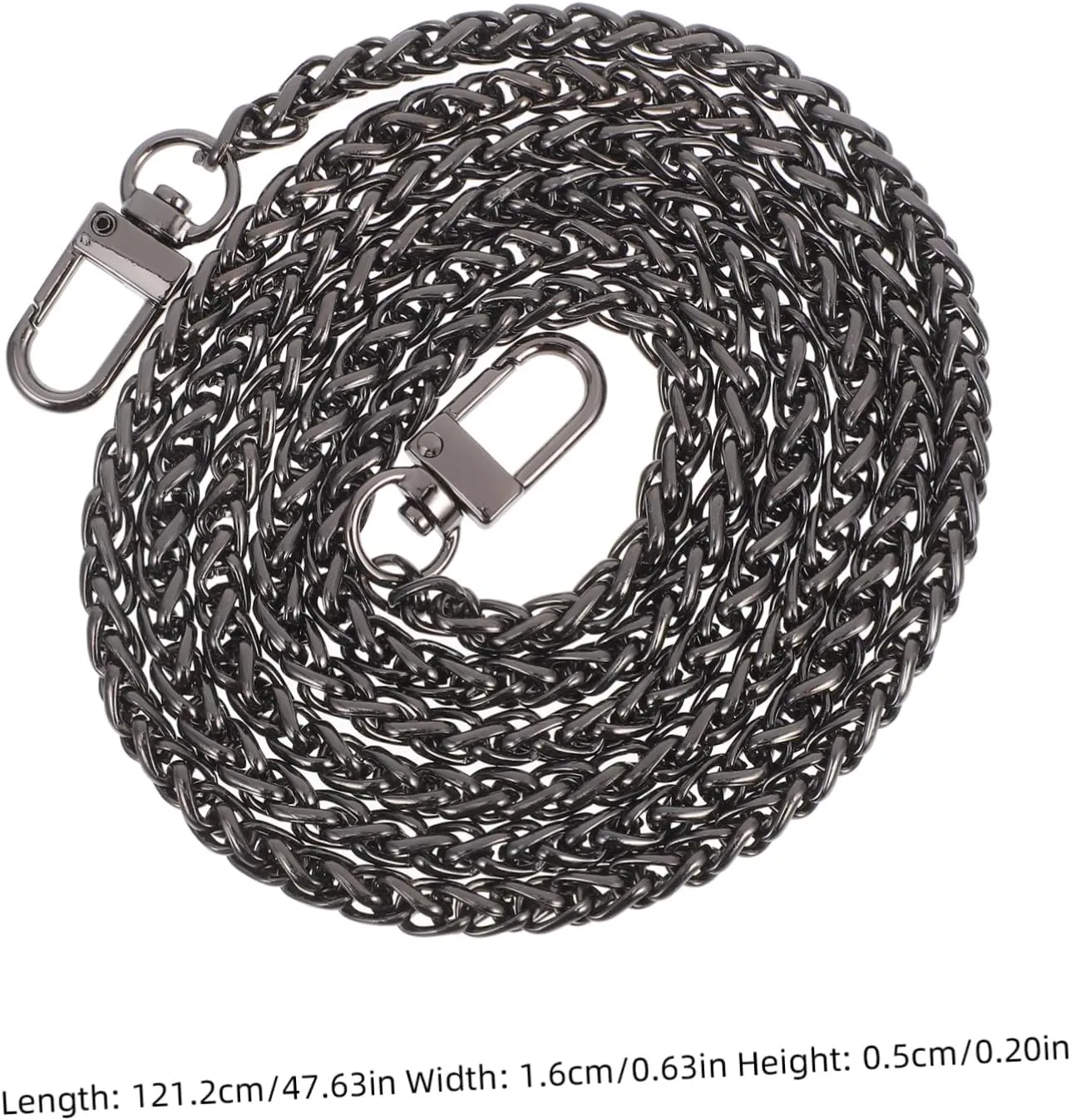 Gadpiparty Chic Metal Chain Strap Bag Chain Replacements Dual-Function Crossbody and Shoulder Bag
