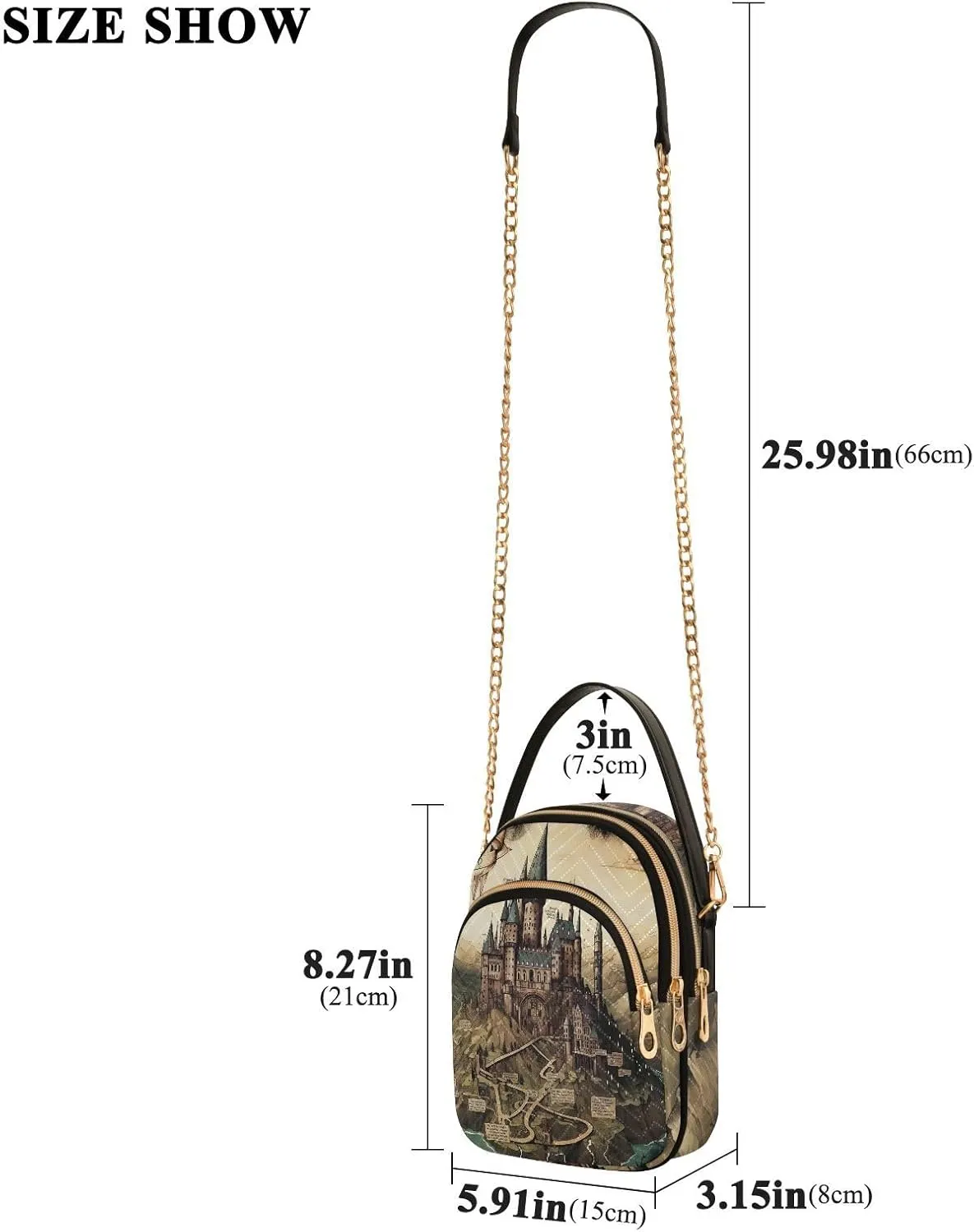 GAIGEO Fantasy Sea Of Clouds And Whale Shoulder Bag, Casual Crossbody Purse Crossbody Purse with Long Strap