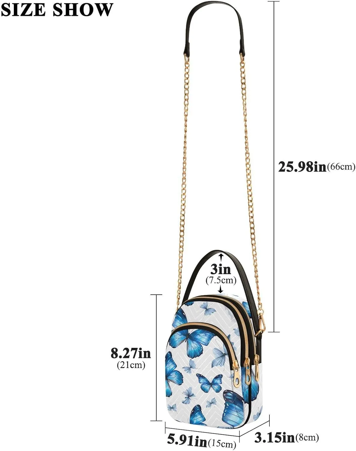 GAIGEO Flowers on a Light Green Crossbody Purse with Long Strap, Shoulder Handbag, Crossbody Bag for Woman