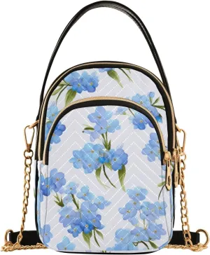 GAIGEO Watercolor Pink and White Flower Shoulder Purse Crossbody, Woman Crossbody Bag, Small Handbags Crossbody for Women