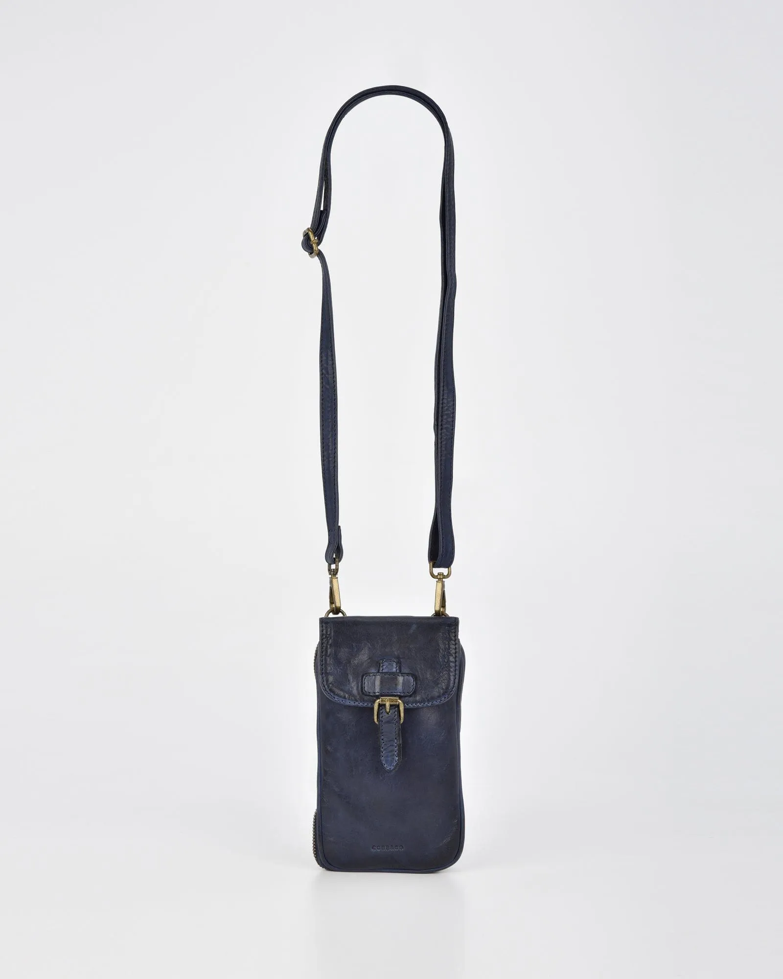 Gawler Rugged Leather Mini Crossbody/Phone holder/Wallet RFID??