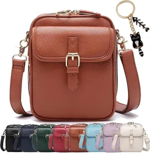 GDSAFS Collaboraten1 Crossbody Leather Bag, Urvashi Anti Theft Bags, Capacity with Multiple Compartments and Card Slots