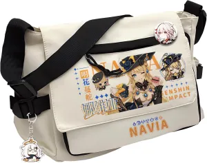Genshin Impact Handbag Xiao Crossbody Bag Cute Single Shoulder Bag Adult 3D Print Anime Backpack Bag