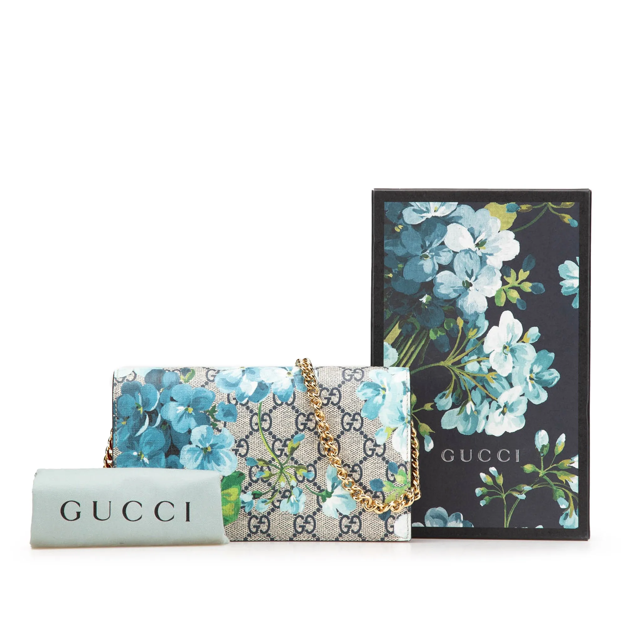 GG Supreme Blooms Wallet on Chain