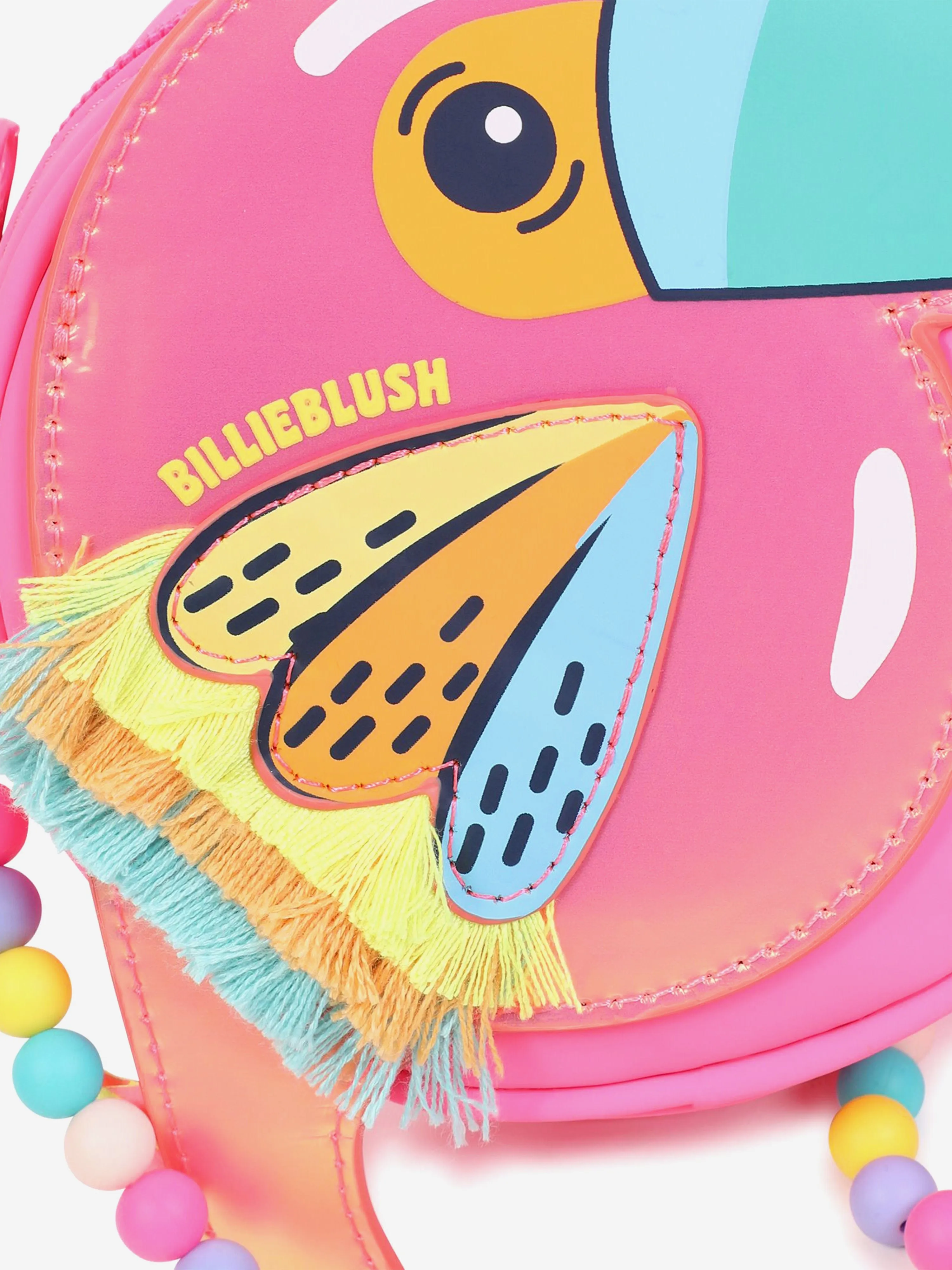 Girls Bird Crossbody Bag in Pink (15cm)