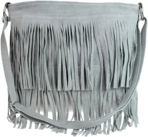 Girly HandBags Womens Suede Fringe Shoulder Bag Crossbody Slouch