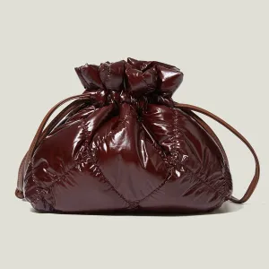 Gita Shine Nylon Puffer Pouch Bags - 4 Colors
