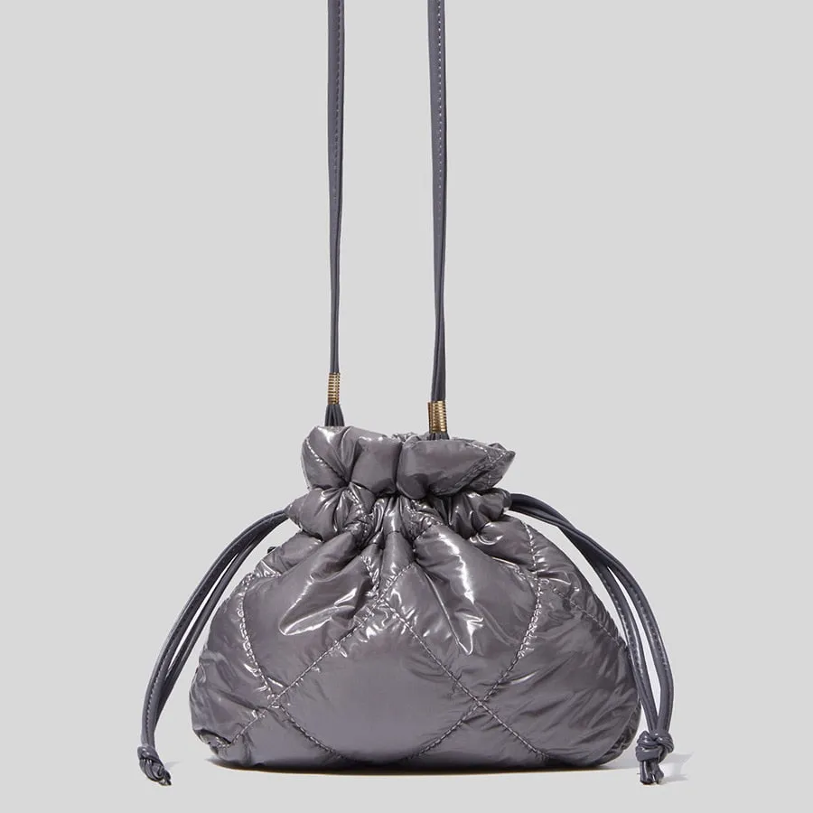 Gita Shine Nylon Puffer Pouch Bags - 4 Colors