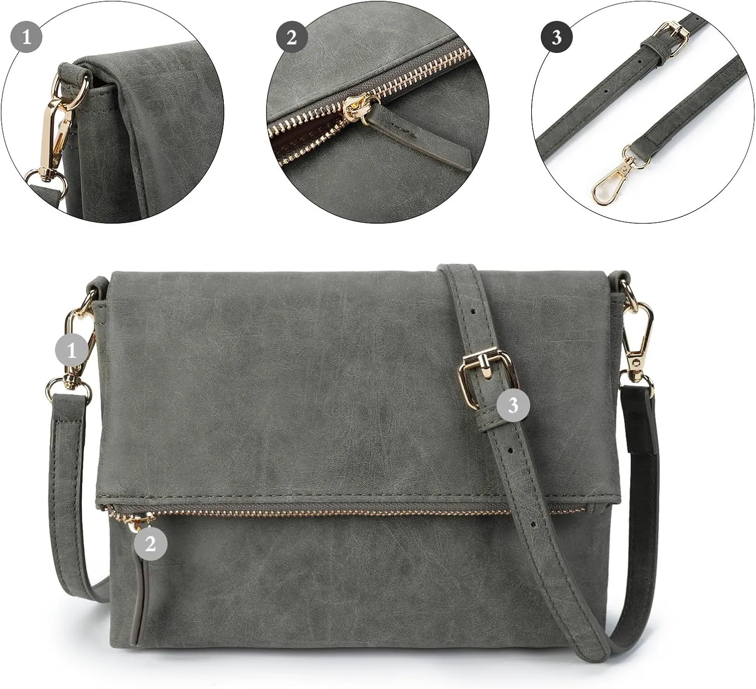 Gladdon Crossbody bags for Women Crossbody Purse Shoulder Bag