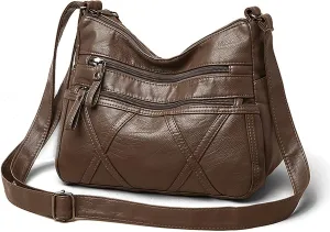 Gladdon Small Crossbody Bags for Women Leather Shoulder Purses Vegan Womens Cross body Bag Lightweight