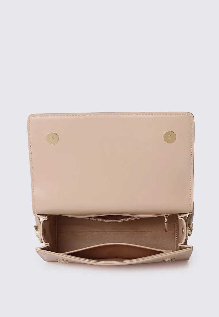 Glow on Jewel Crossbody (Nude)