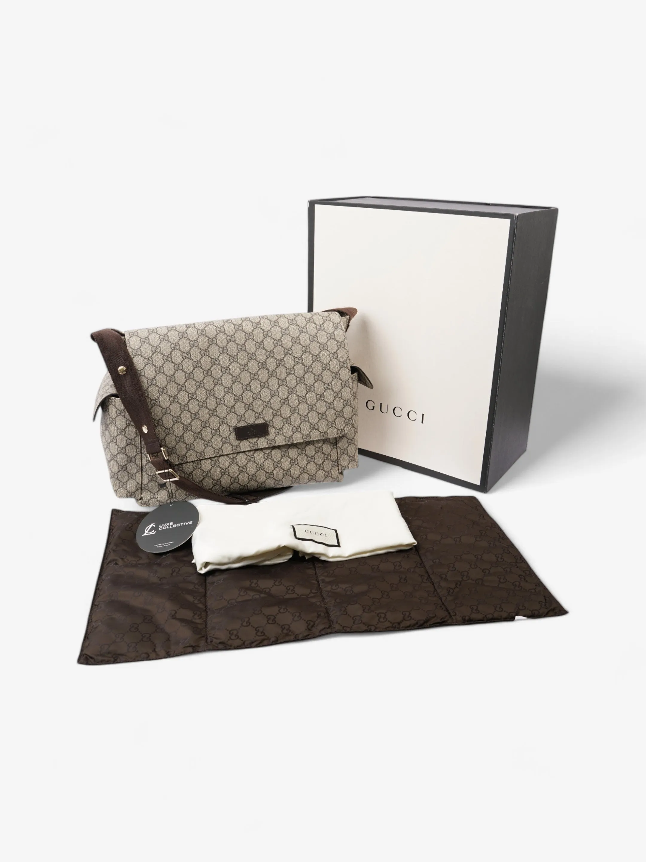 Gucci Gucci Baby Changing Bag GG Supreme Coated Canvas One size
