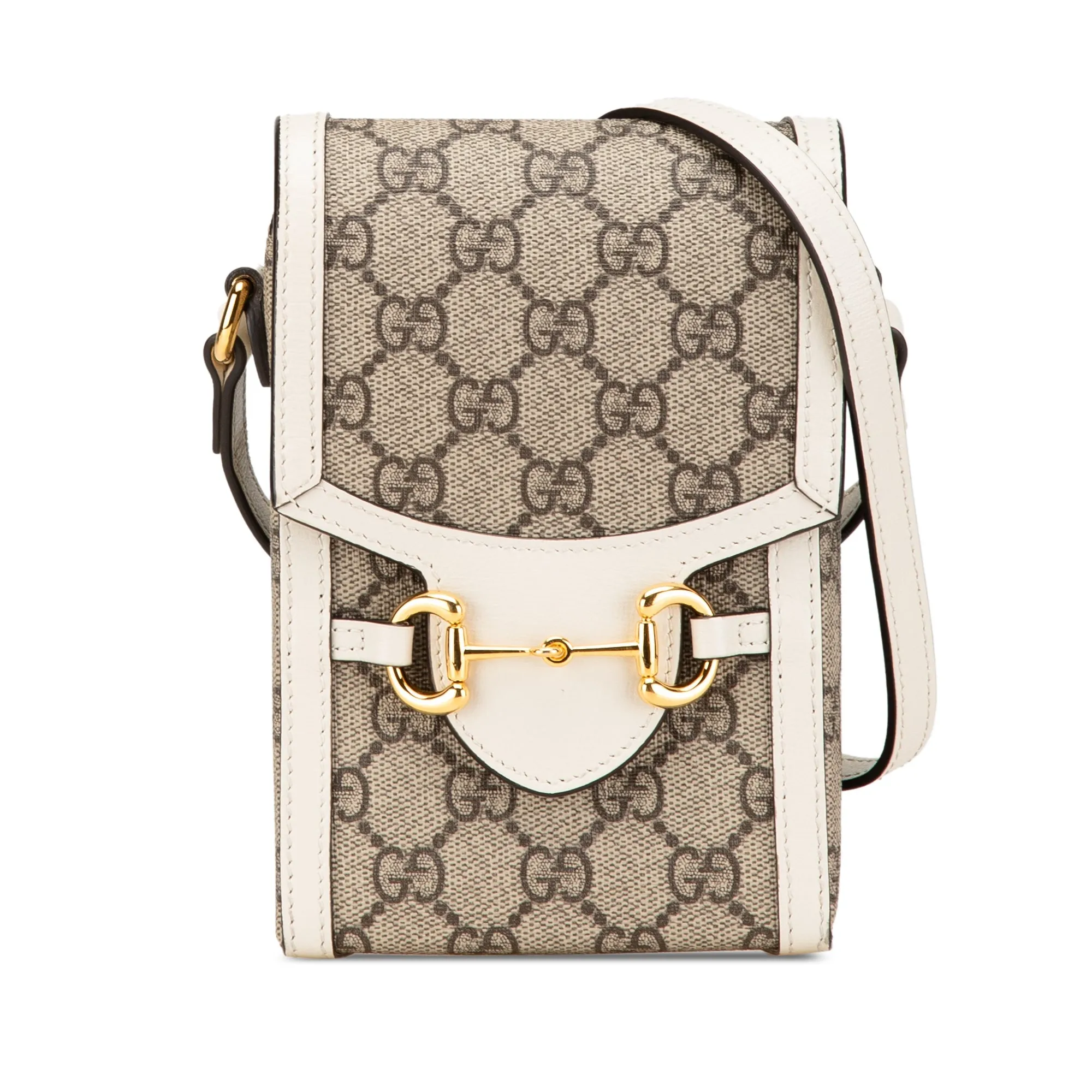 Gucci Mini GG Supreme Horsebit 1955 Crossbody