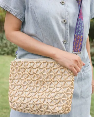 HABI Footwear and Lifestyle Amelia Langkit Weave Beaded Bag
