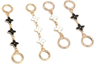 Handbag Extension Chain, Four Leaf Clover Purse Extension Chain, Women's Handbag Shoulder Strap Accessories