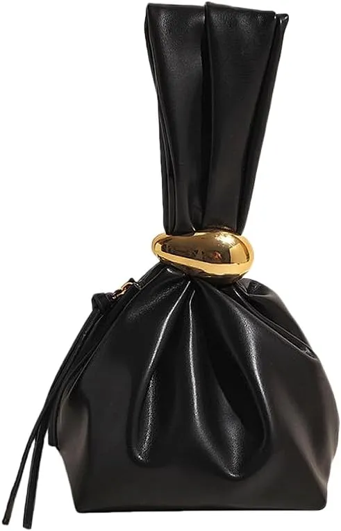 Handbag for Women Wristlet Handbag Sleeve Knot Pouch Portable Purse Tote