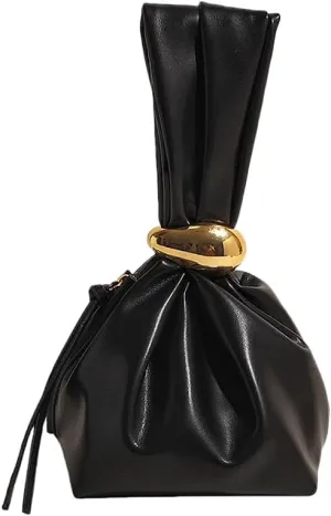 Handbag for Women Wristlet Handbag Sleeve Knot Pouch Portable Purse Tote