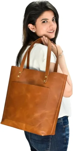 Handbags For Women Leather Women Totes Bag Casual Leather Shoulder Bag Women- leather gift bags work bag