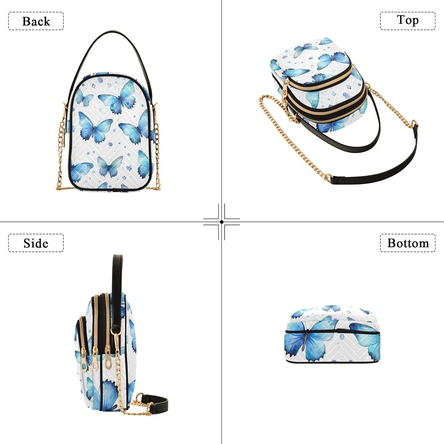 Handmade Christmas Art Women s Crossbody Handbags, Fashionable Crossbody Bags Small Crossbody Handbag for Women