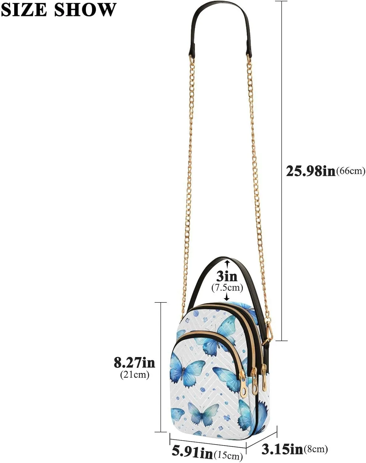 Handmade Christmas Art Women s Crossbody Handbags, Fashionable Crossbody Bags Small Crossbody Handbag for Women
